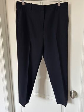 Nordstrom Signature Women’s Wool Navy Dress Trousers